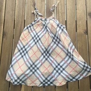 BURBERRY BABY SUN DRESS!! 3-6 months